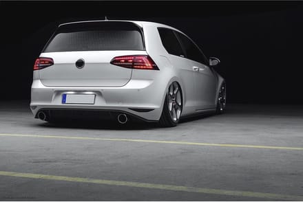 Achterruitenwisserafdekking voor Golf 4 - 8 | ECHT GLAS | Clean-look