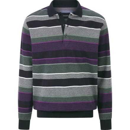 Babista herren Sweatshirt - 60/62 - lila - Plus Size