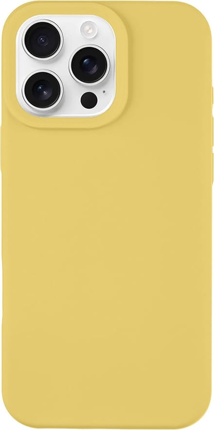 Tactical iPhone 16 Pro Max Velvet Smoothie Cover – Hoesje – Banana