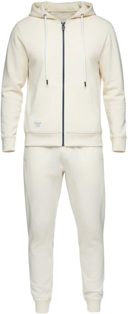 OMBRE Set - Katoen - Lange Mouw - Effen Crème M