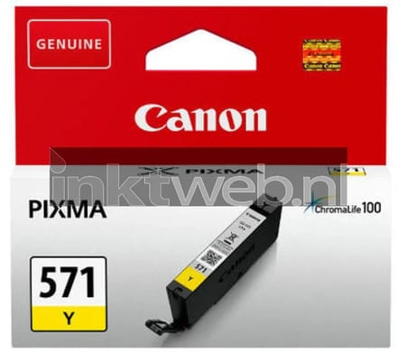 Canon CLI-571Y inktcartridge geel (origineel)