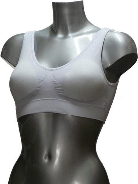 J&C dames Ah bra voorgevormd - maat S/M - wit