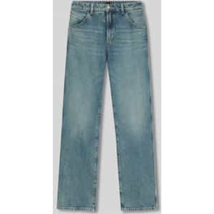 Loose fit jeans van een mix van katoen en lyocell, model 'ADA'