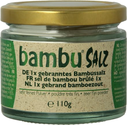 Bambu Salz Bamboezout zeer fijn 1x gebrand 110 Gram