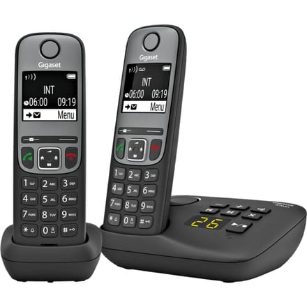 Gigaset A705A Duo Telefoons Zwart