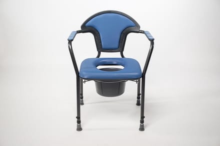 Toiletstoel - Blauw Vast