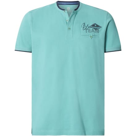 Jan Vanderstorm herren T-Shirt - 76/78 - petrol - Plus Size