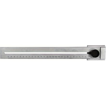 Professionele Precisie Combinatie Vierkante Liniaal van Koolstofstaal, 200 mm, Geen Montage Vereist, Handmatig Niet-Oplaadbaar Meetinstrument gray