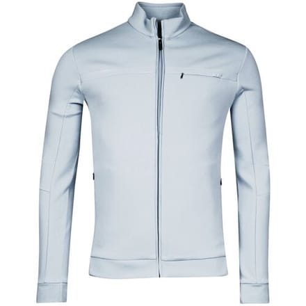 Thomas Maine Vest Sweat Cardigan Full Zip Doubleface Licht Blauw / male