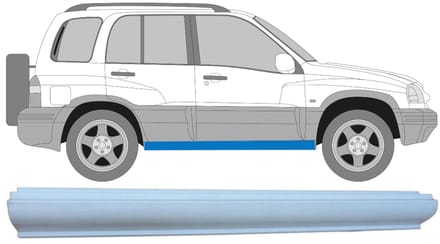 Reparatie dorpel voor Suzuki Grand Vitara 1997-2005 / Links = Rechts