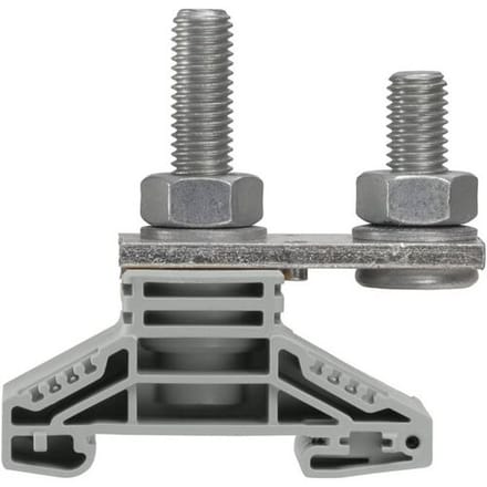Weidmüller 1861640000 Doorgangsserieklem 32 mm Boutaansluiting Donkerbeige 20 stuk(s) Piece