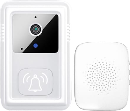 Deurbel met camera - Slimme deurbel Wifi - Veiligheid thuis - Bidirectionele audio - 17.8 x 10 x 3.2 cm