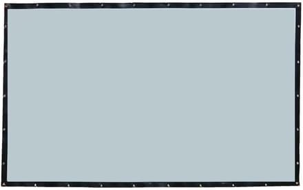 Projectorscherm PVC - Achter projectiescherm - Thuisbioscoop creëren - Hoge helderheid - 60 inch - Wit
