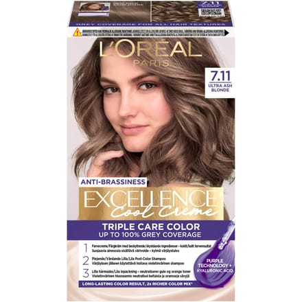 L'Oréal Paris L'Or&eacute;al Paris Excellence 7.11 Ultra Ash Blond 1 st