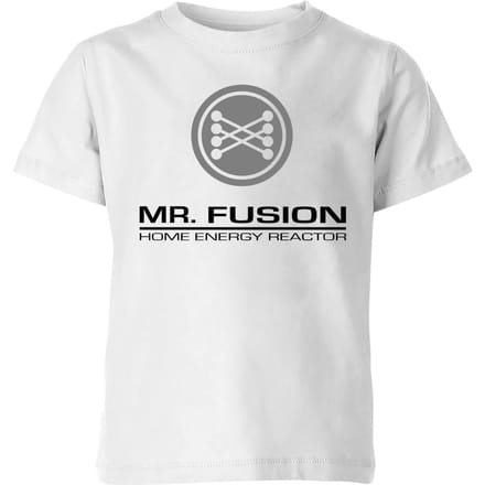 Back To The Future Mr Fusion Kids' T-Shirt - White - 122/128 (7-8 jaar)