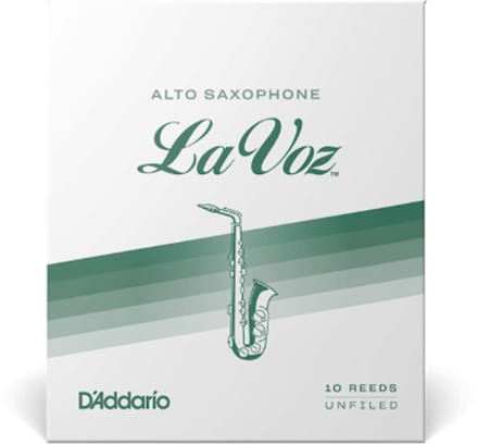 D'Addario Woodwinds Altsaxofoon "Mediumsoft" doos met 10 rieten - Riet voor altsaxofoon