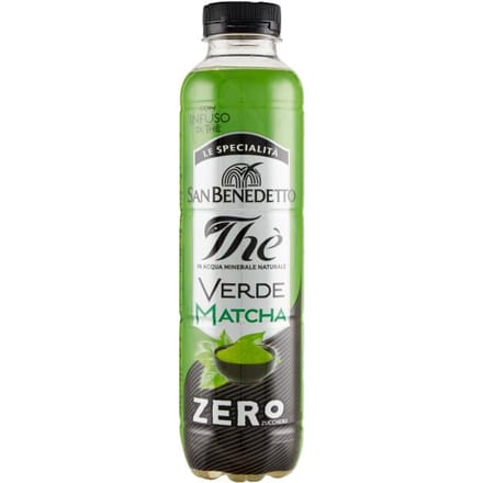 Boisson thé vert matcha zéro 400ml - san benedetto