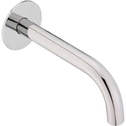 Herzbach replacement wall spout 24 cm with rosette 80.458200.1.01