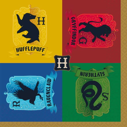 Amscan - Harry Potter House servetten (16 stuks)