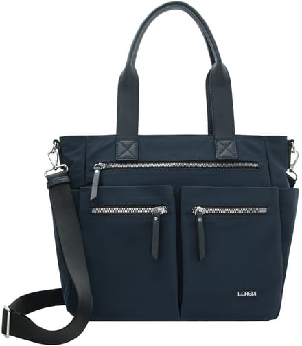 L.CREDI shopper Odeta Shopper Marine donkerblauw