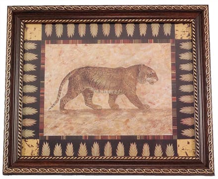 Tijger schilderij - 24 cm x 29 cm