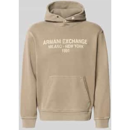 hoodie met labelprint