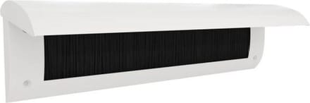 Brievenbusklep wit | Binnenbriefplaat wit | Brievenbusborstel wit met klep | door-line brievenbus