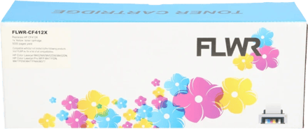 FLWR - Toner / 410X / Geel - Geschikt voor HP