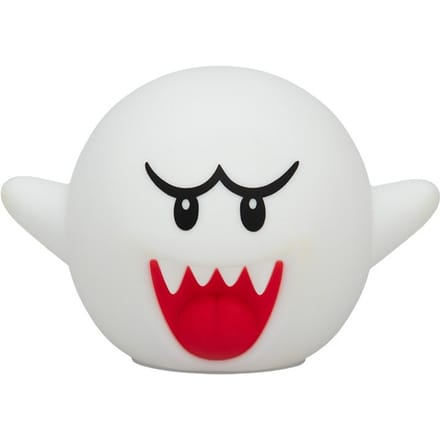 Super Mario, Boo SquishyGlo nachtlamp – siliconen licht, oplaadbaar, Officieel gelicentieerd - Paladone