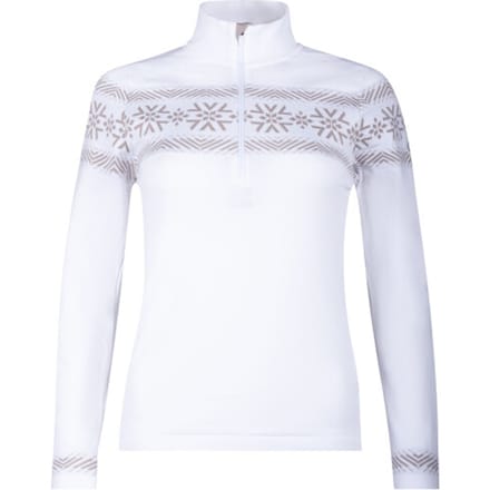 NEWLAND - N4 6715 lady t-neck - Skipully dames - Wit, zwart