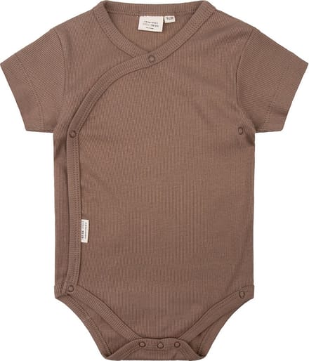 Romper korte mouw – Caribou – Bruin – Maat 62/68 – Little Indians