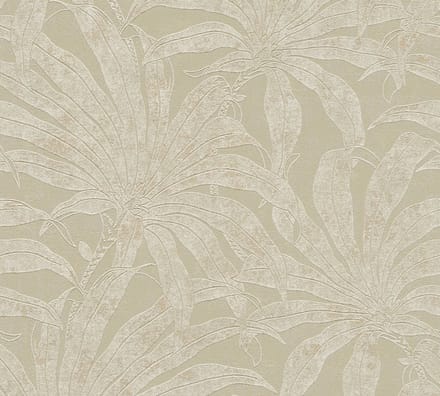JUNGLE BLOESEM BEHANG | Botanisch - Grijs Wit Goud - A.S. Création Jade 2