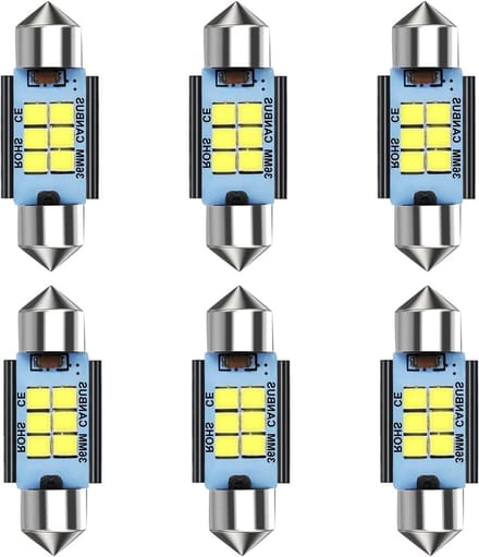 Auto LED Lampen - Interieurverlichting - Moderne Verlichting - Canbus Foutloos - 36 mm - Wit