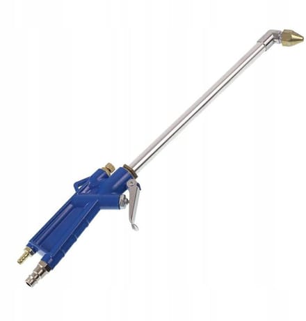 blaaspistool - reinigingspistool met slang - uitblaaspistool - luchtpistool - sproei lengte van 24cm - slang lengte van 1.5m