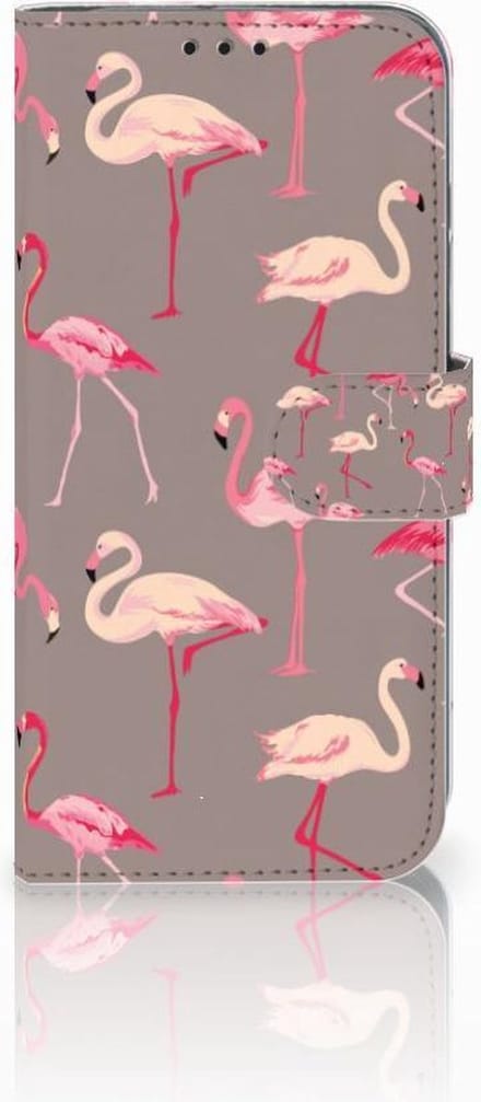 Honor 10 Lite Telefoonhoesje met Pasjes Flamingo