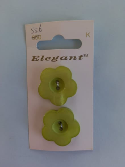 Knoop groene bloem Elegant Nr. 556