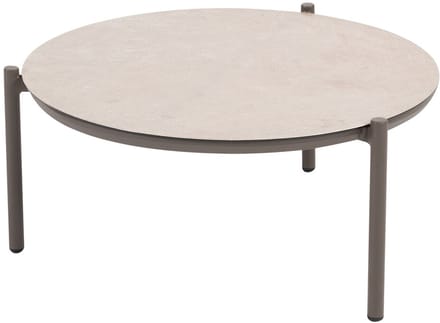 4 Seasons Vic loungetafel Ø73xH35 cm terre - ceramic print