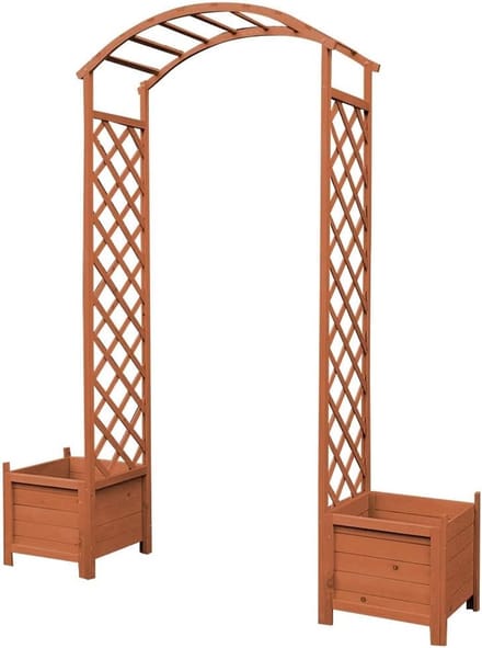 Rozenboog Hout - Tuinboog - Pergola Hout - Bruin