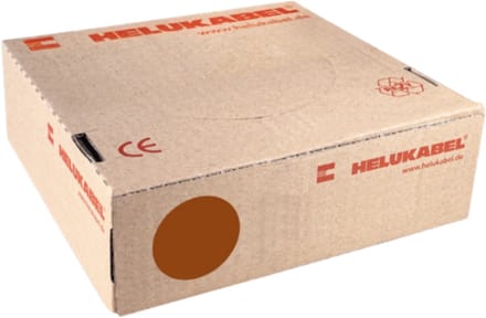 Montagedraad VDS 1mm² (H05V-K) 70° bruin - per rol 100 meter (29116)