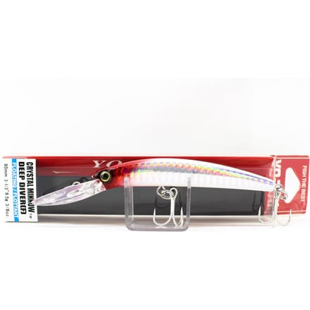 Yo Zuri Crystal Minnow DD 90 mm drijvend kunstaas R1134-HRH (1091) gray