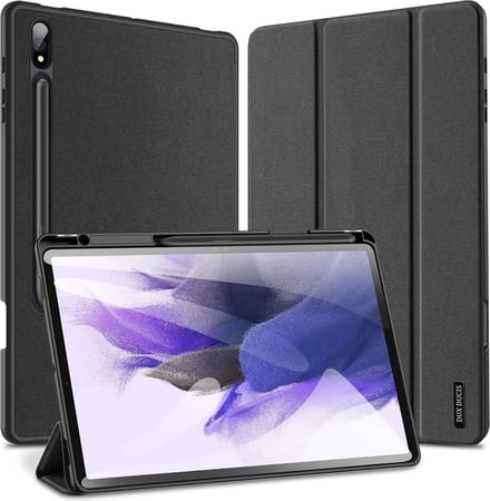 Dux Ducis Domo Bookcase geschikt voor Samsung Galaxy Tab S9 11.0 inch - Zwart