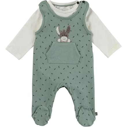 Baby rompert met lange mouwen en bladerenpatroon Sterntaler