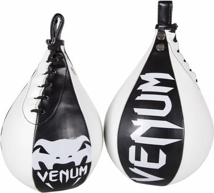 Venum Speed Bag Skintex Leather Black Ice Venum Gear - M