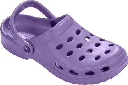 BECO dames clogs - lavendel paars - maat 36