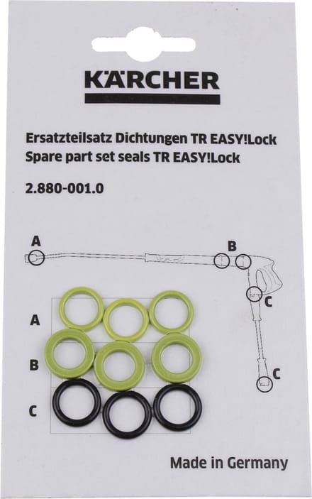 Kärcher Pressure washer Karcher Gasket set with 9x O-rings for TR thread