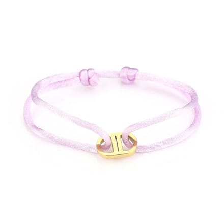 Bijoutheek armband goodlife touw Purple