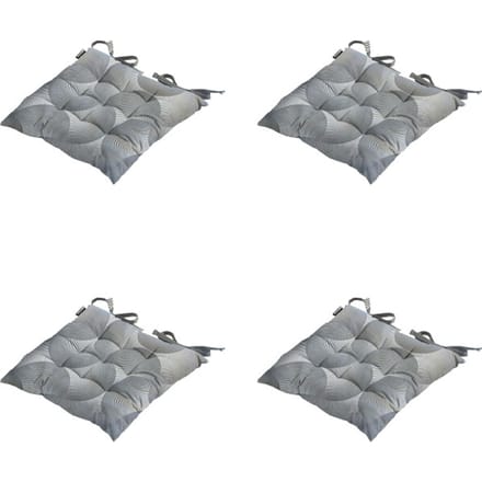 Madison zitkussen napels - 46x46x8cm set van 4