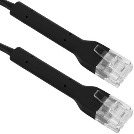 Ubiquiti - Cat.6 FTP Ethernet-netwerkkabel 0,22 m Zwart U-kabel-Patch-RJ45-BK