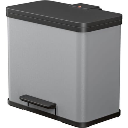 Hailo Pedaalemmer 17X9L Metallic Grijs Oko Duo  Plus