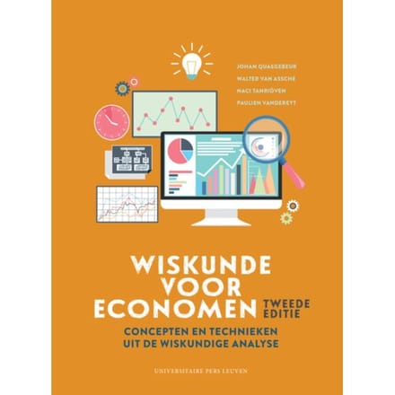 Wiskunde Voor Economen: Concepten En Technieken Uit De Wiskundige Analyse - Johan Quaegebeur
